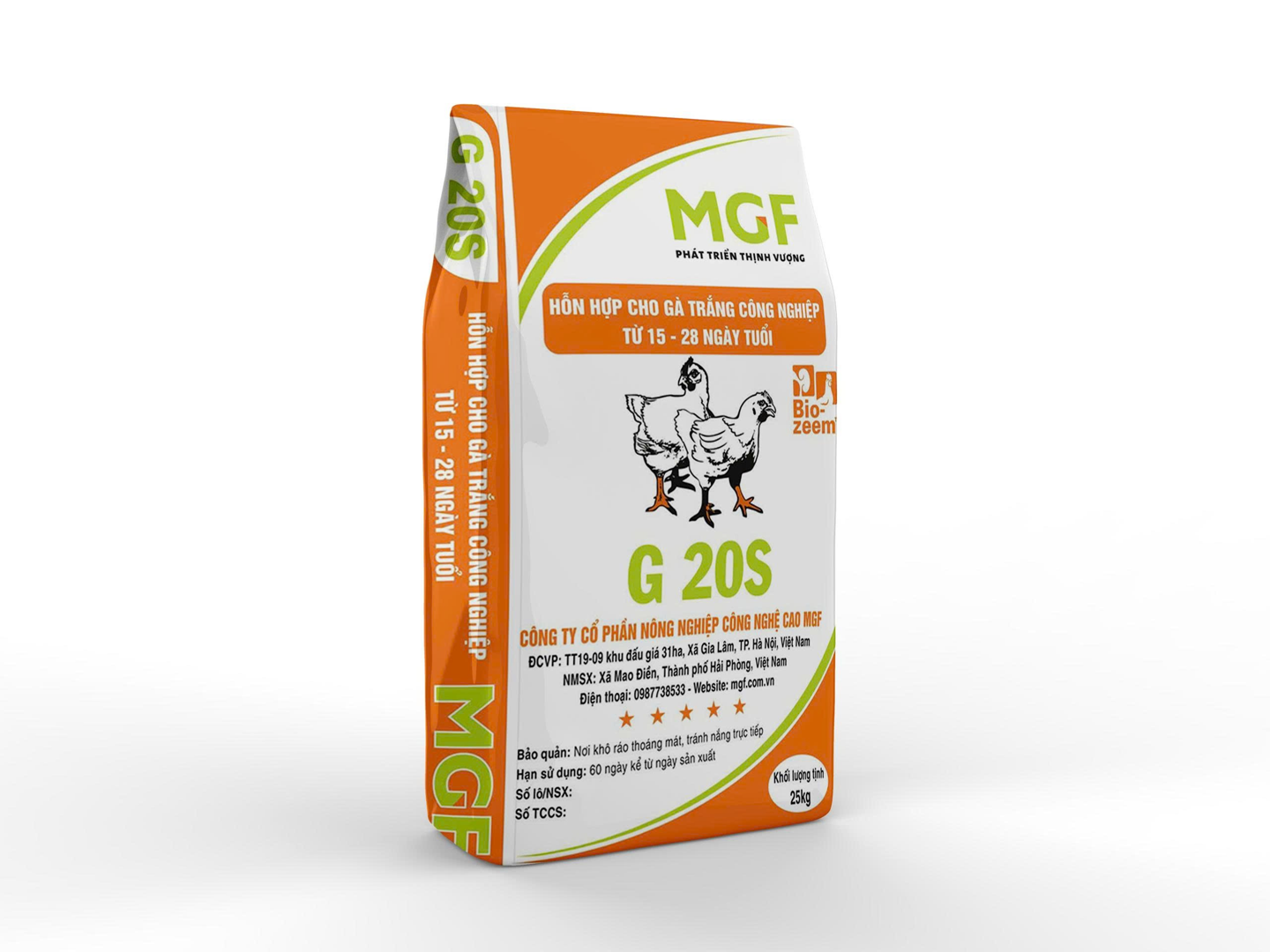 Hỗn hợp cho gà trắng công nghiệp G 20S - Ảnh 2