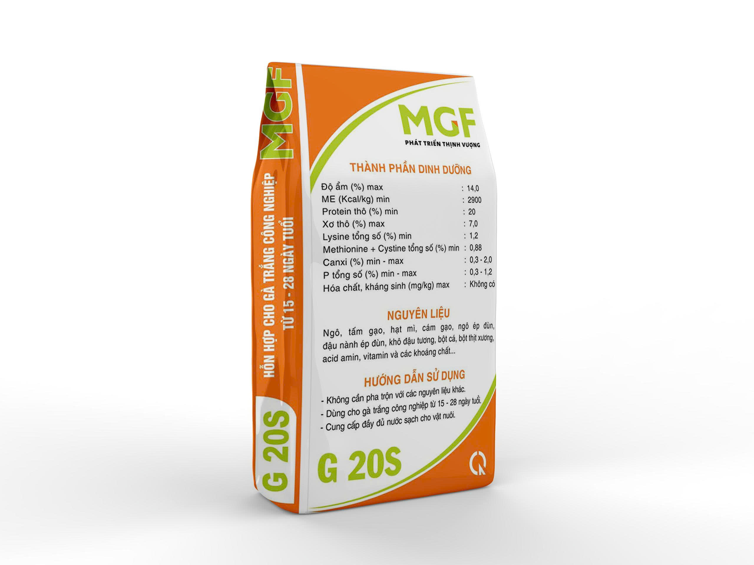 HỖN HỢP CHO GÀ TRẮNG TỪ 15–28 NGÀY TUỔI - Ảnh 2