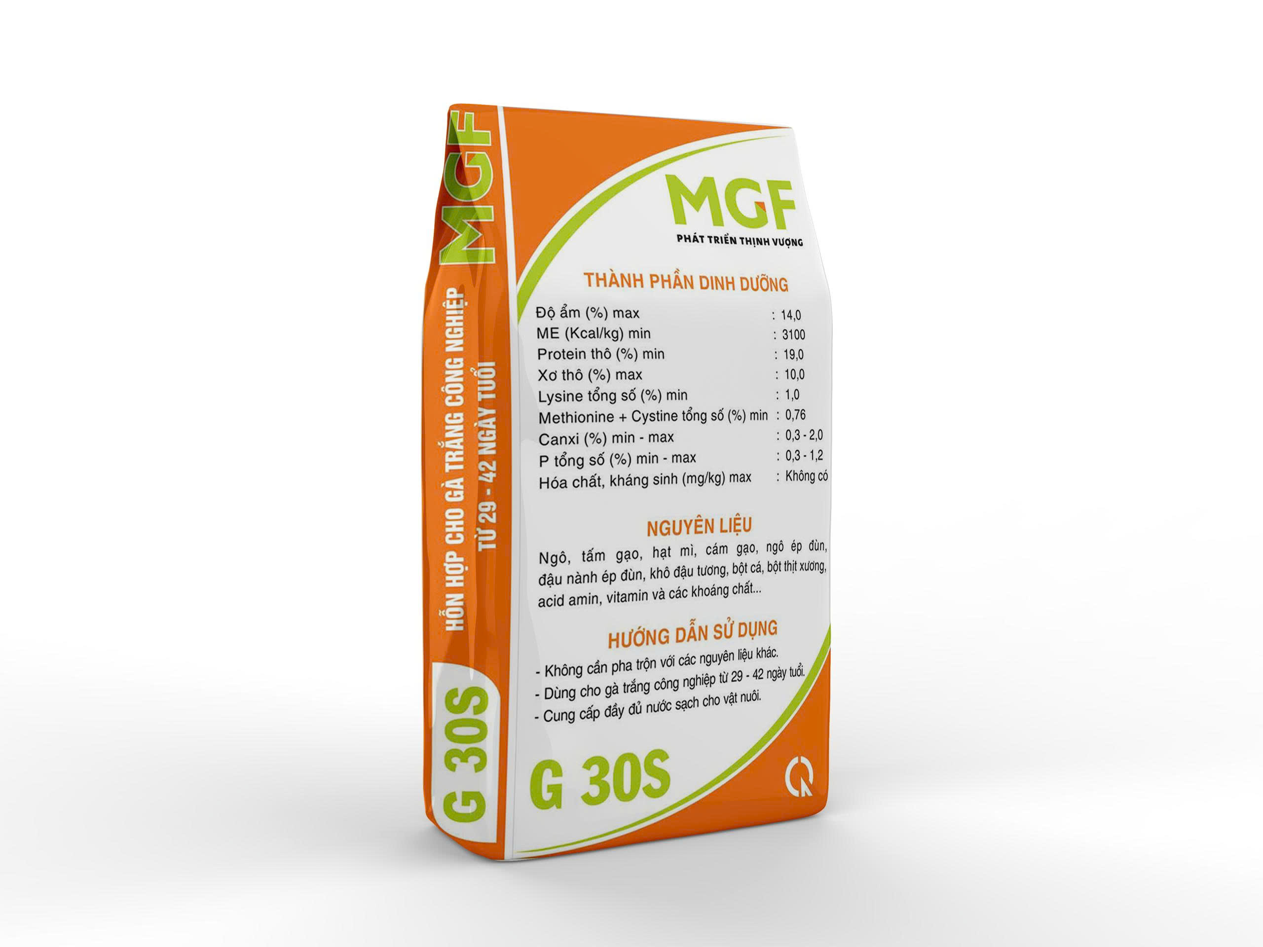 HỖN HỢP CHO GÀ TRẮNG TỪ 29–42 NGÀY TUỔI - Ảnh 2