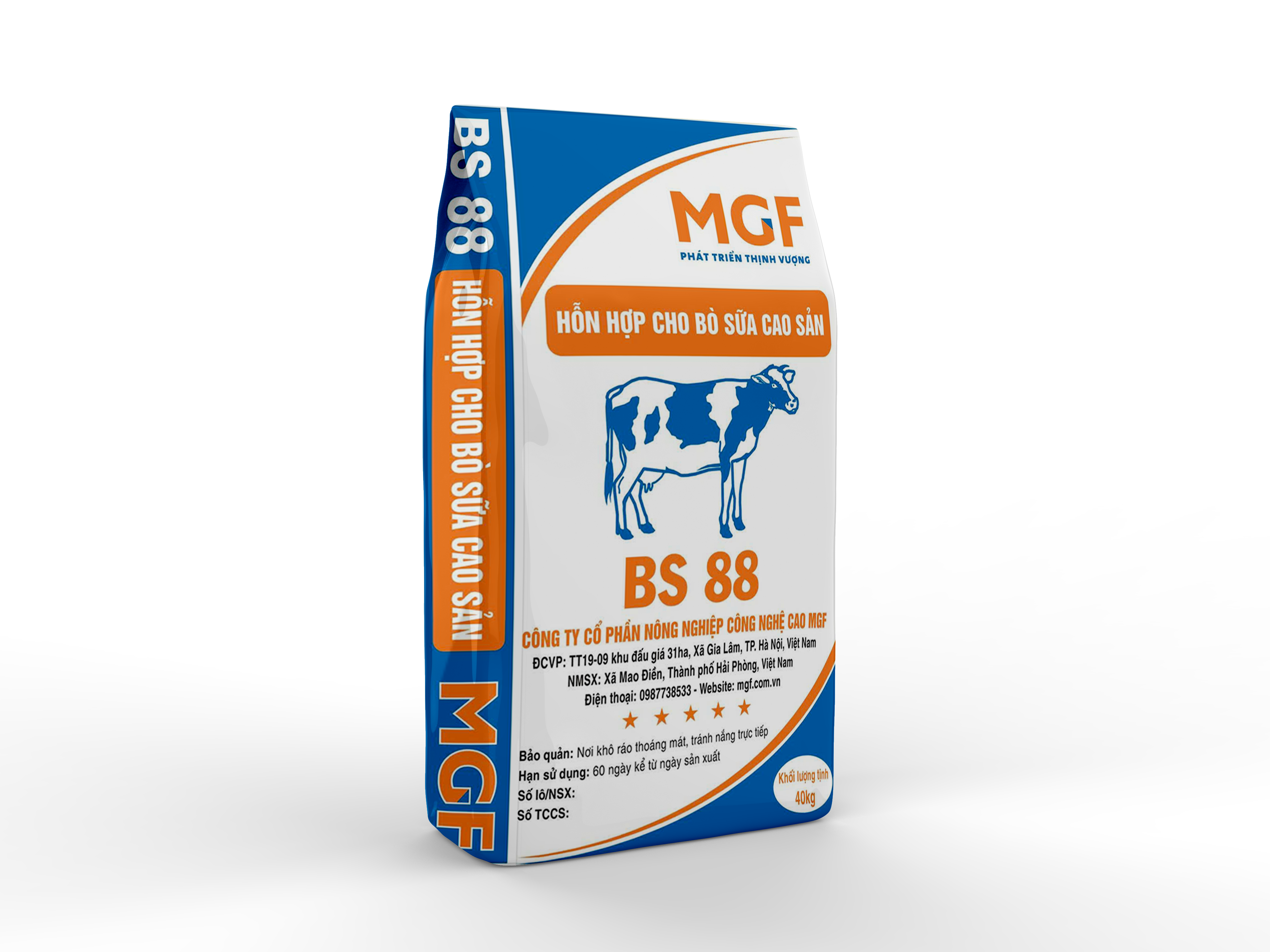 THỨC ĂN HỖN HỢP BS 88 CHO BÒ SỮA CAO SẢN